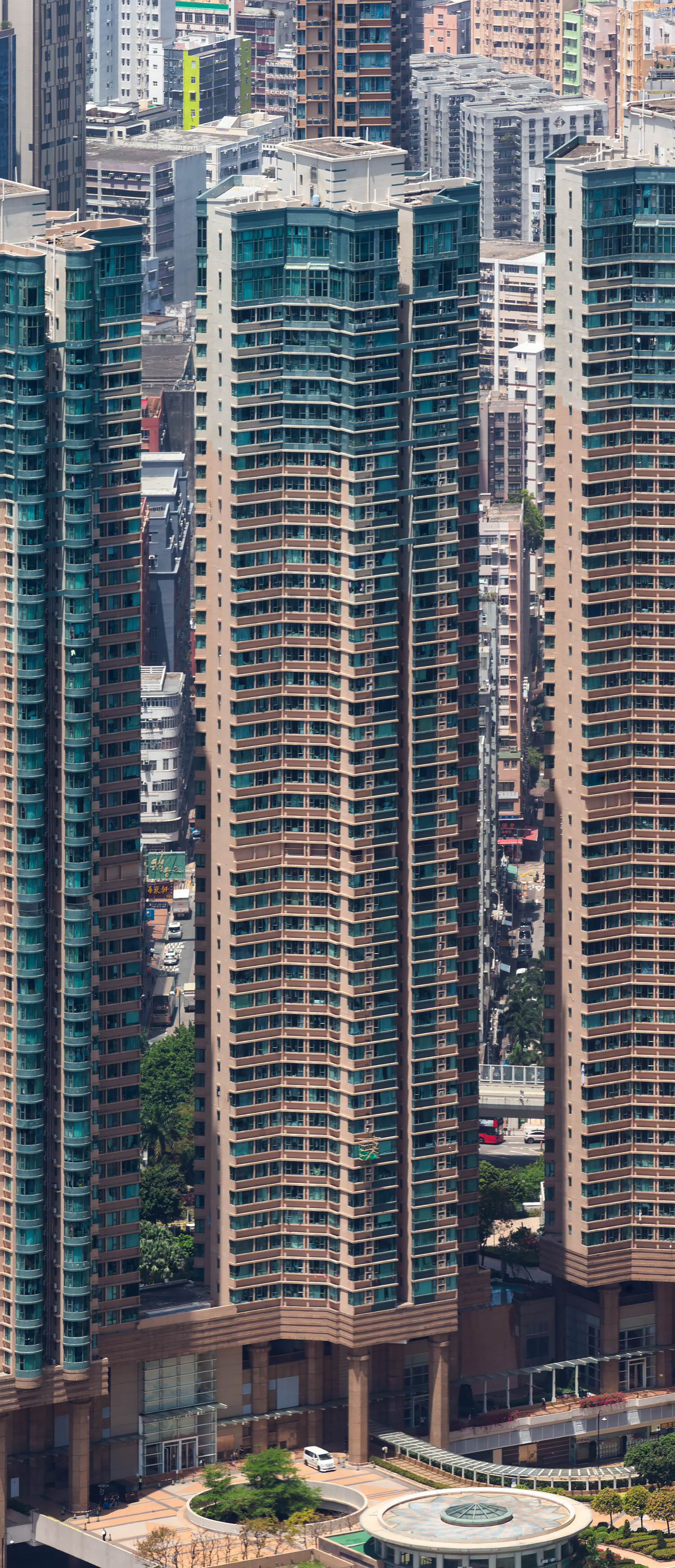 Park Avenue Tower 3, Hong Kong - View from International Commerce Centre. © Mathias Beinling